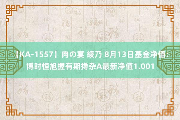 【KA-1557】肉の宴 綾乃 8月13日基金净值：博时恒旭握有期搀杂A最新净值1.001